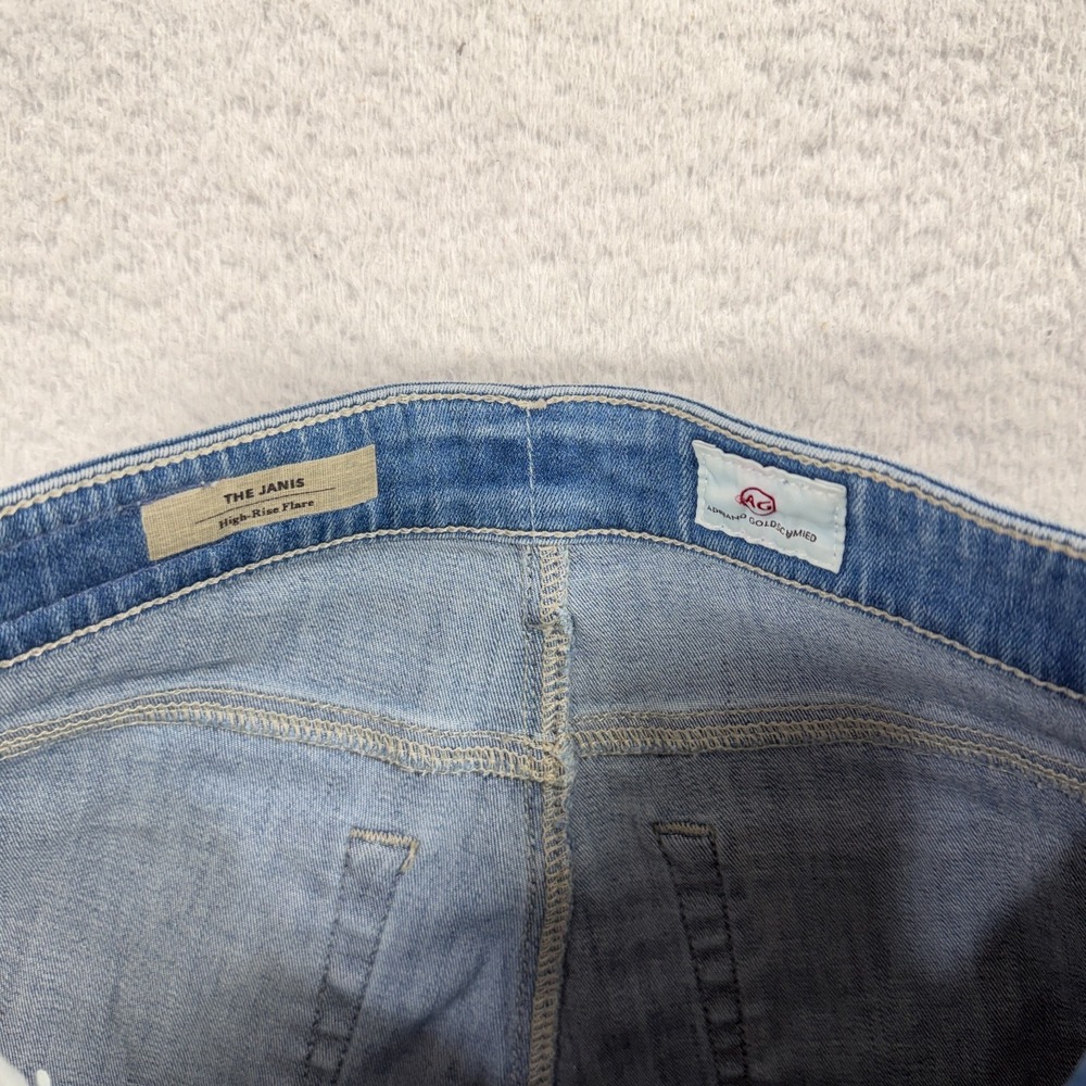 AG Adriano Goldschmied Jeans Womens 24R (24.5x30) The Janis High Rise Flare 70's - Picture 6 of 10
